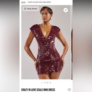 AKIRA Crazy in love scale dress